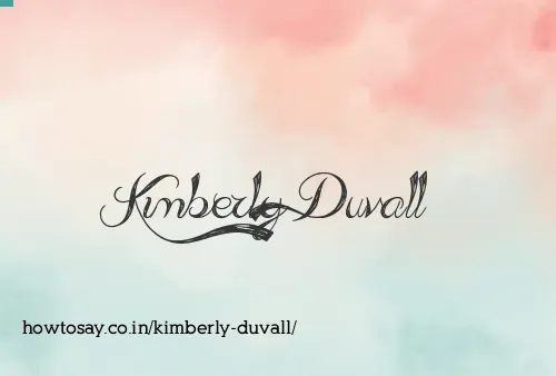 Kimberly Duvall