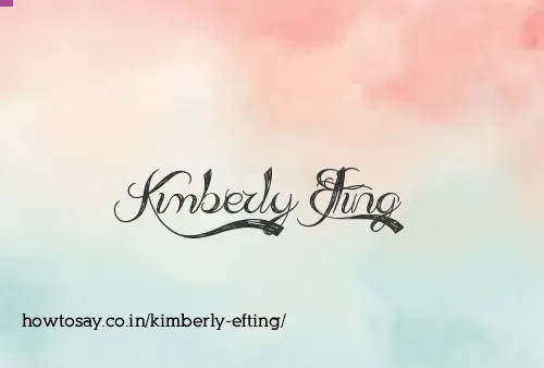 Kimberly Efting