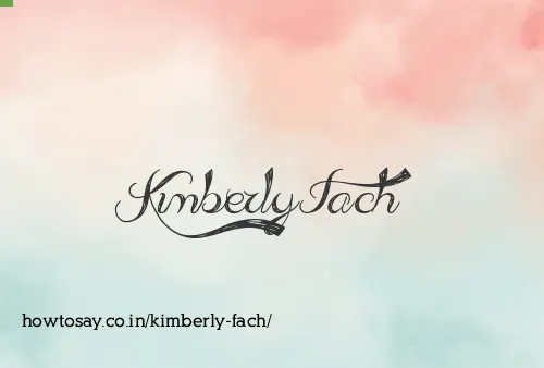 Kimberly Fach