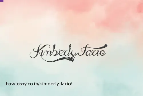 Kimberly Fario