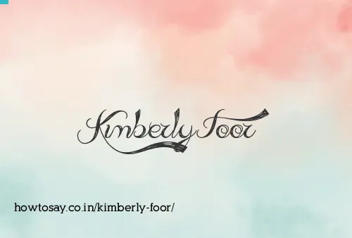Kimberly Foor