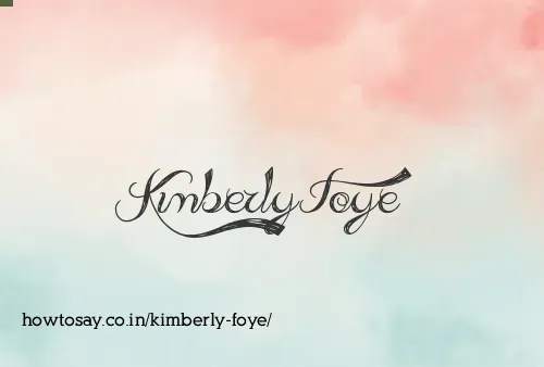Kimberly Foye
