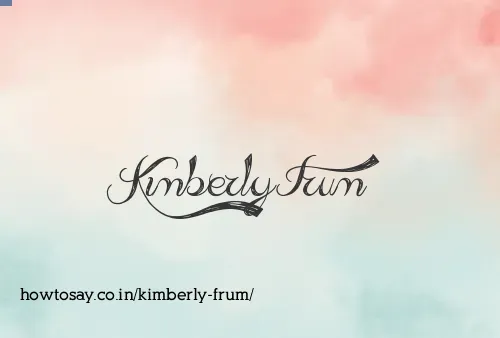 Kimberly Frum