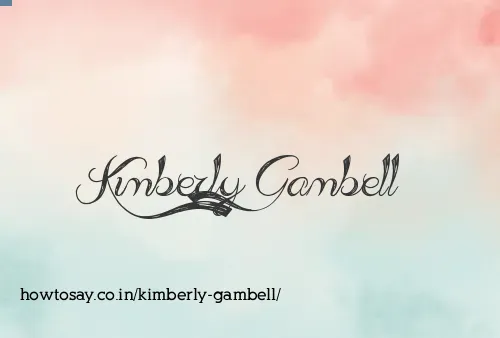 Kimberly Gambell