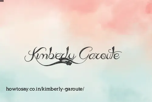 Kimberly Garoute