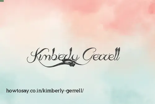 Kimberly Gerrell