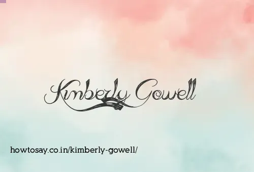 Kimberly Gowell