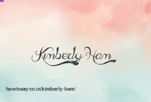 Kimberly Ham