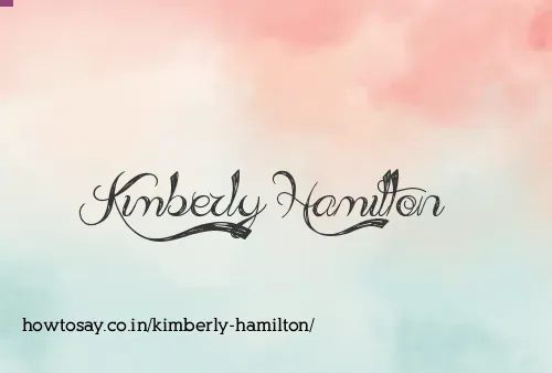 Kimberly Hamilton