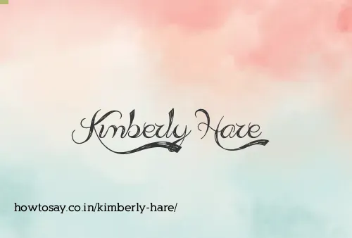 Kimberly Hare