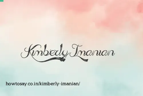 Kimberly Imanian