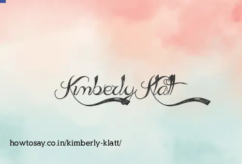 Kimberly Klatt