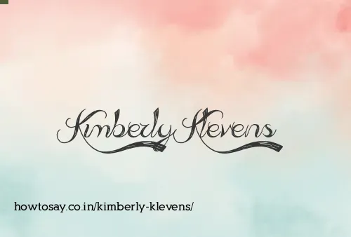 Kimberly Klevens