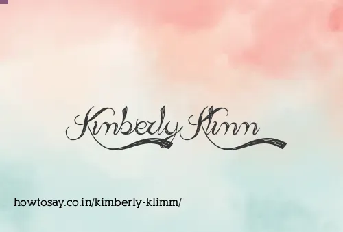 Kimberly Klimm
