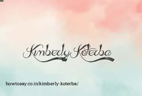 Kimberly Koterba