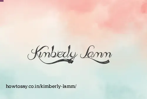 Kimberly Lamm