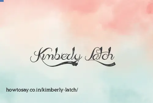 Kimberly Latch