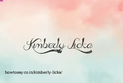 Kimberly Licka