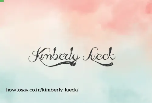 Kimberly Lueck