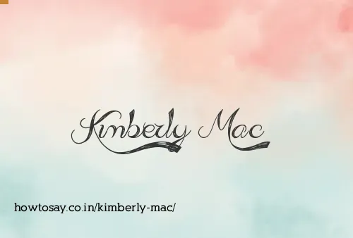 Kimberly Mac