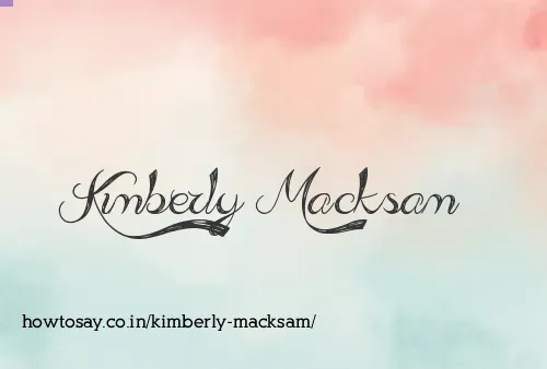 Kimberly Macksam