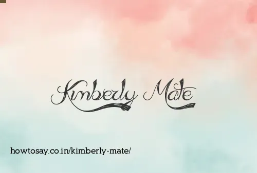 Kimberly Mate