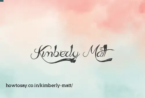 Kimberly Matt