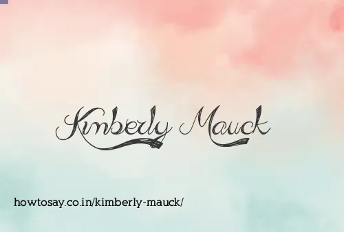 Kimberly Mauck
