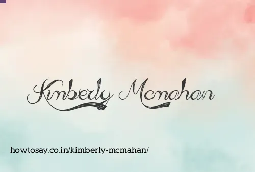 Kimberly Mcmahan