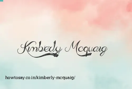 Kimberly Mcquaig
