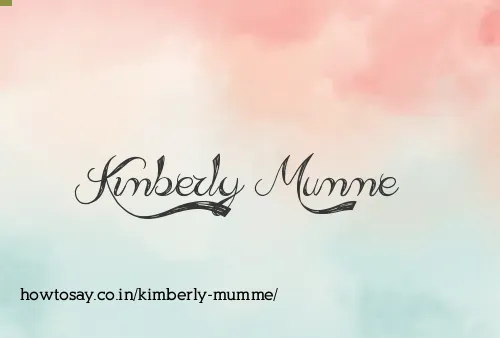 Kimberly Mumme