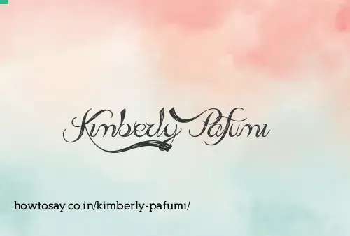 Kimberly Pafumi