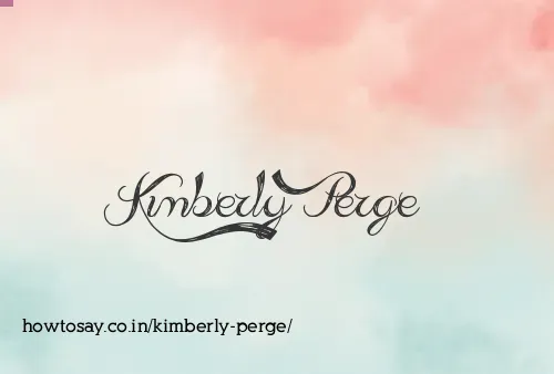 Kimberly Perge