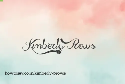 Kimberly Prows