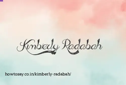Kimberly Radabah
