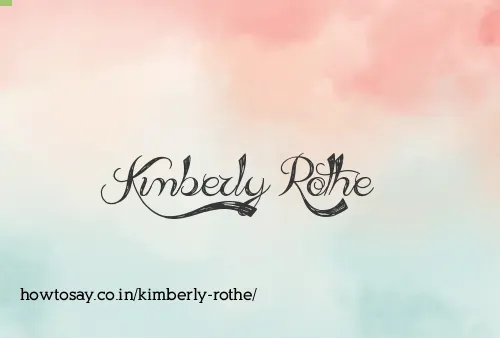 Kimberly Rothe