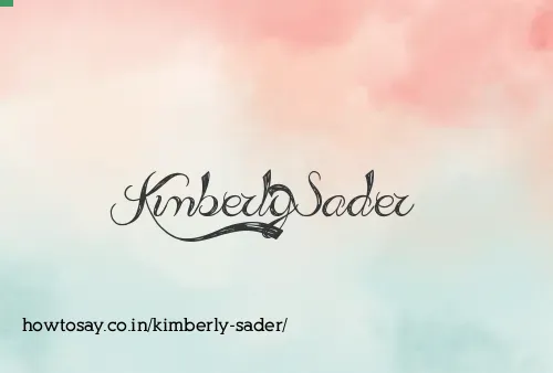 Kimberly Sader