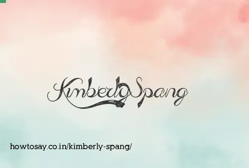 Kimberly Spang
