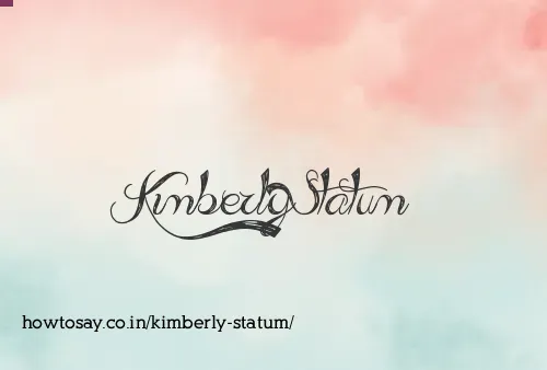 Kimberly Statum