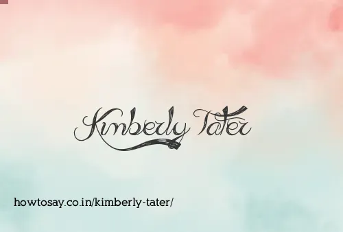 Kimberly Tater