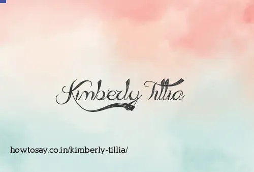 Kimberly Tillia