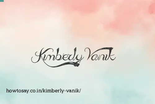 Kimberly Vanik
