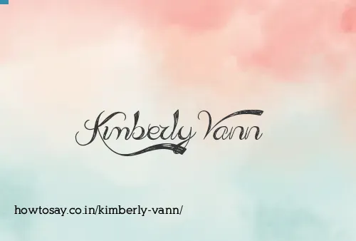 Kimberly Vann