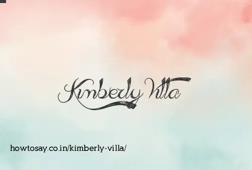 Kimberly Villa