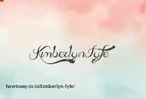 Kimberlyn Fyfe