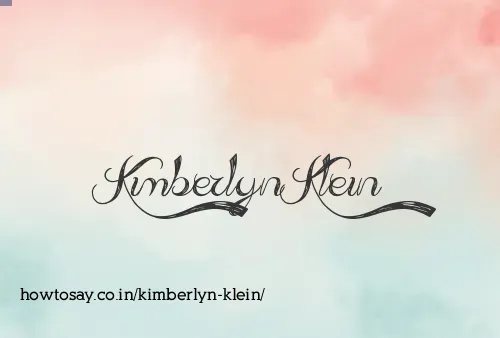 Kimberlyn Klein
