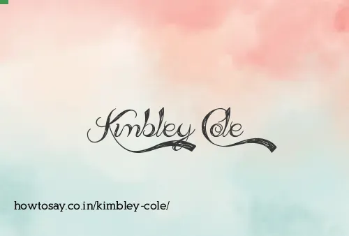 Kimbley Cole