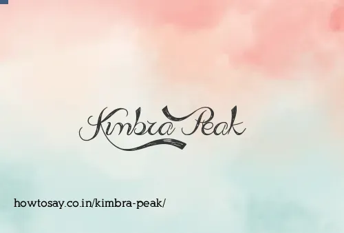 Kimbra Peak