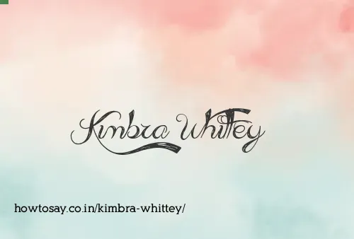Kimbra Whittey
