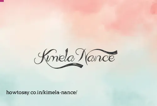 Kimela Nance